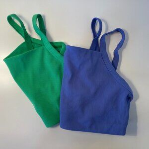 aerie sports bras (bundle of 2) size: L